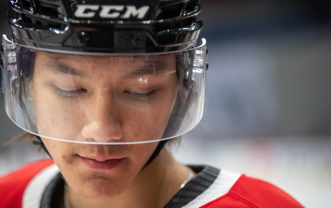 Josh Mori of the Portland Winterhawks is like an apple