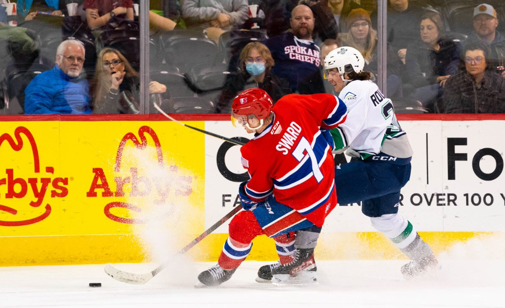 Graham Sward of the Spokane Chiefs