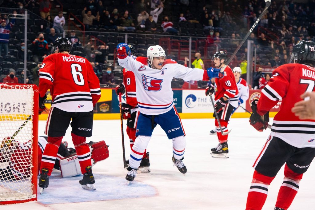 Erik Atchison of the Spokane Chiefs