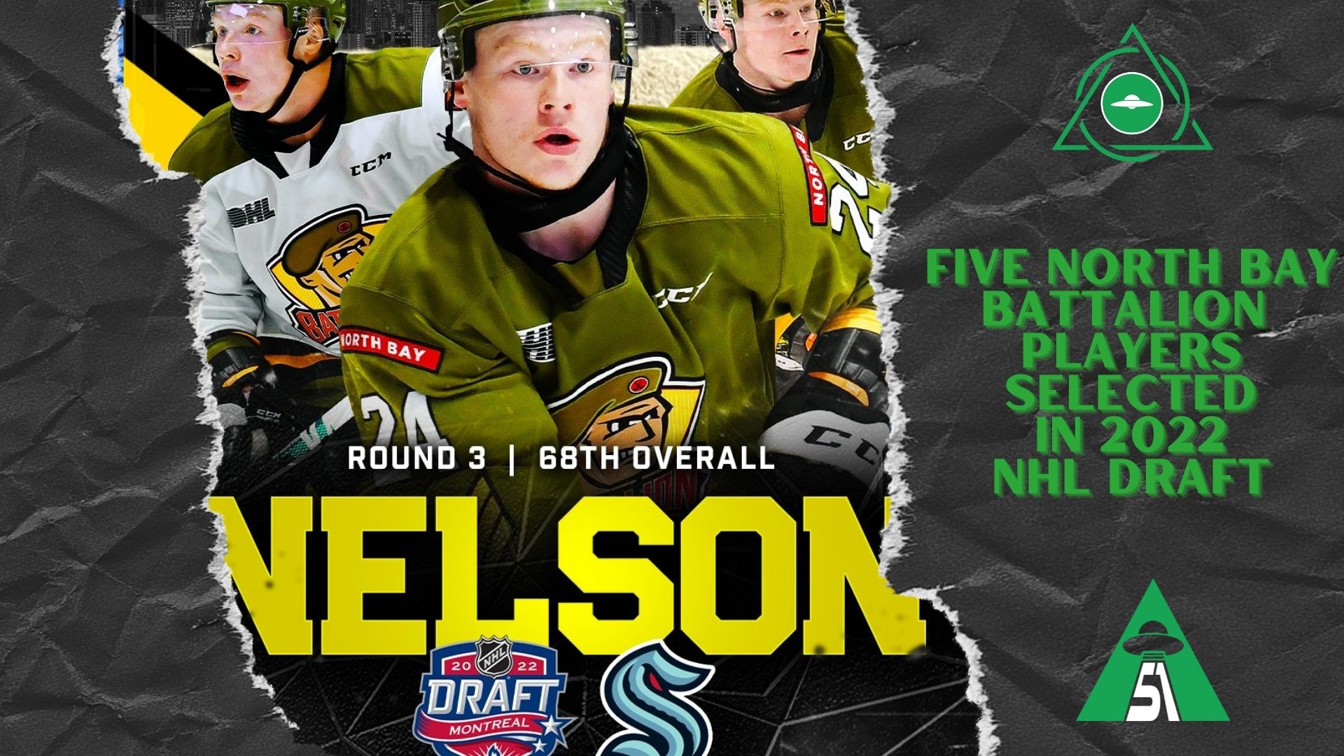 North Bay Battalion have five selected in 2022 NHL Draft